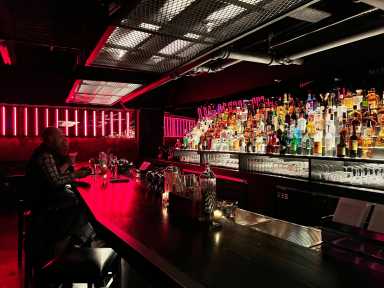 Nothing Really Matters bar, where you can get drinks based on The Great Gatbsy